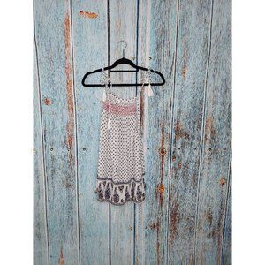 old navy paisley handkerchief top